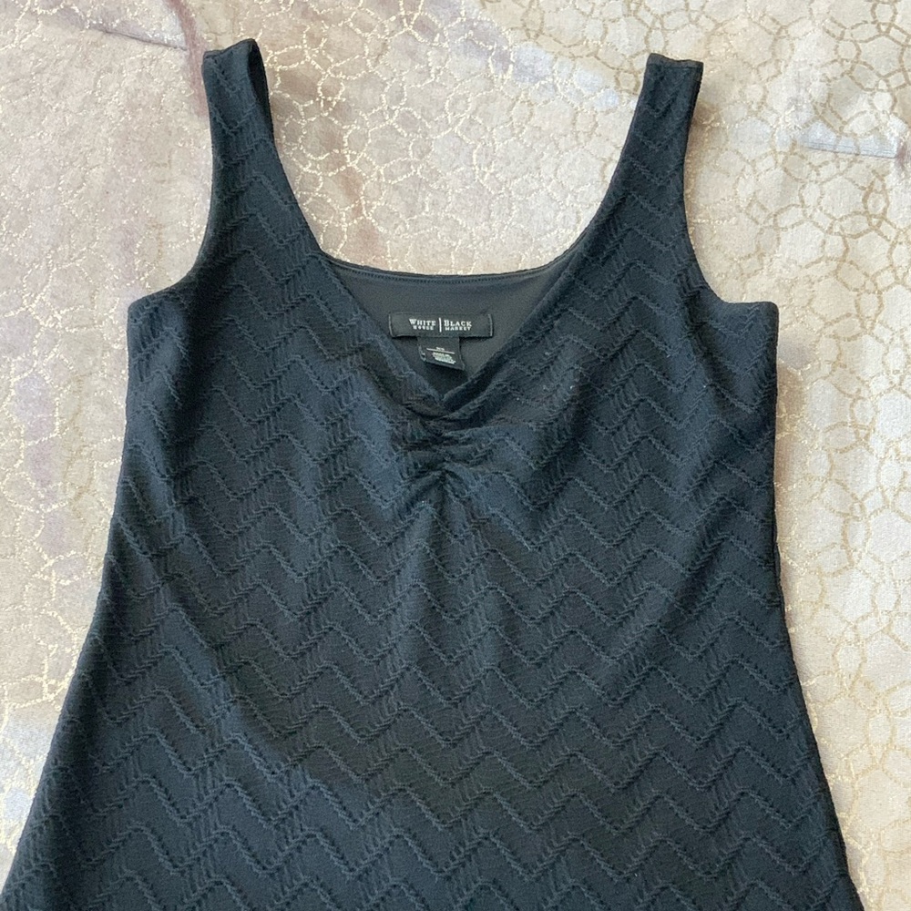 WHBM, TWO tank tops for $35. Size XS. Pink, & blk.